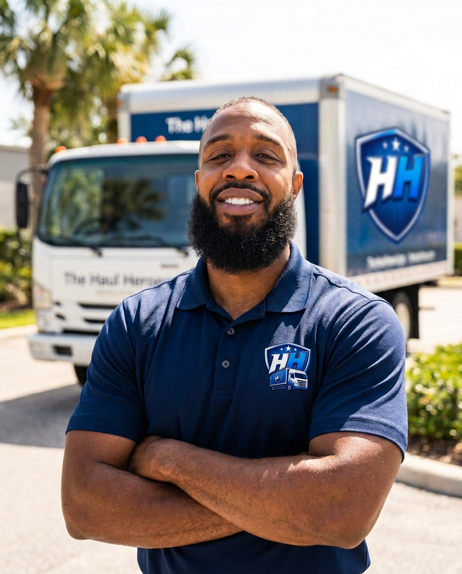 Chandler Congo, operations manager of The Haul Heroes